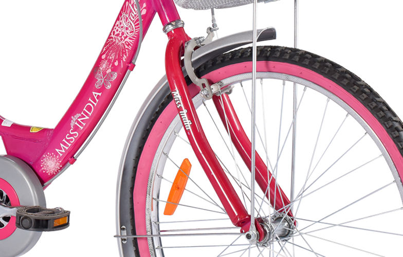 Buy Hero Cycles Miss India Gold 24T Pink Women Cycle Hero Cycles